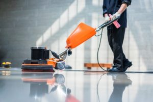 floor buffing and burnishing